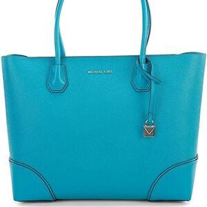 Michael Kors Mercer Gallery Large Tote Tile Blue